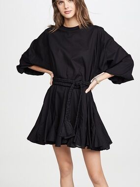 RHODE Ella Black Mini Dress Size Medium